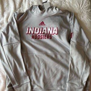 Adidas Indiana Hoosiers Gray Sweatshirt